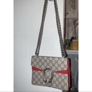 Gucci Dionysus Medium GG red detail